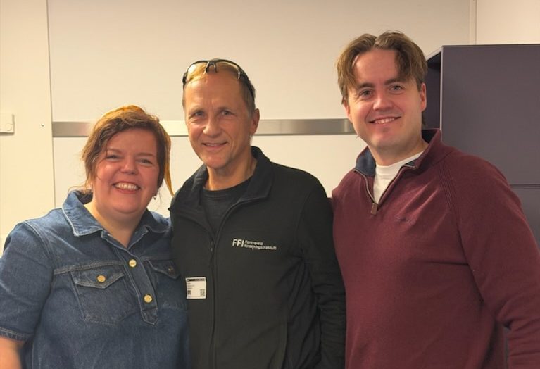 Erik Unneberg med Else Koss Furuset og Markus Neby