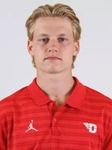 Bilde av Andreas Nygaard på college i USA.